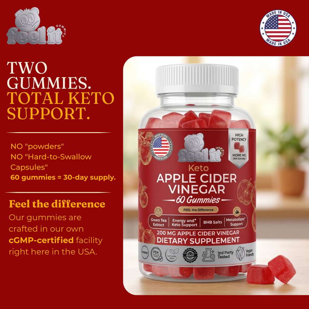 Apple Cider Vinegar Gummies with BHB Salts & Green Tea Extract