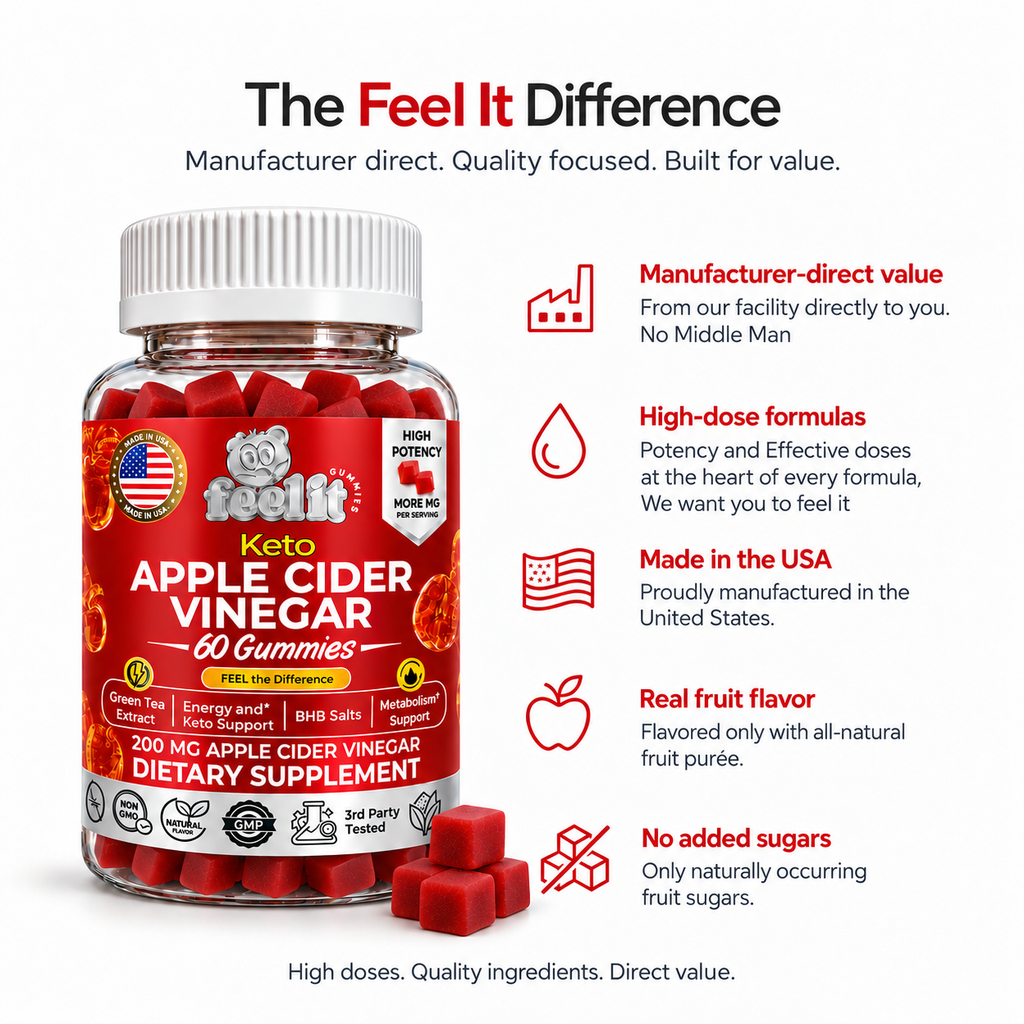 Apple Cider Vinegar Gummies with BHB Salts & Green Tea Extract